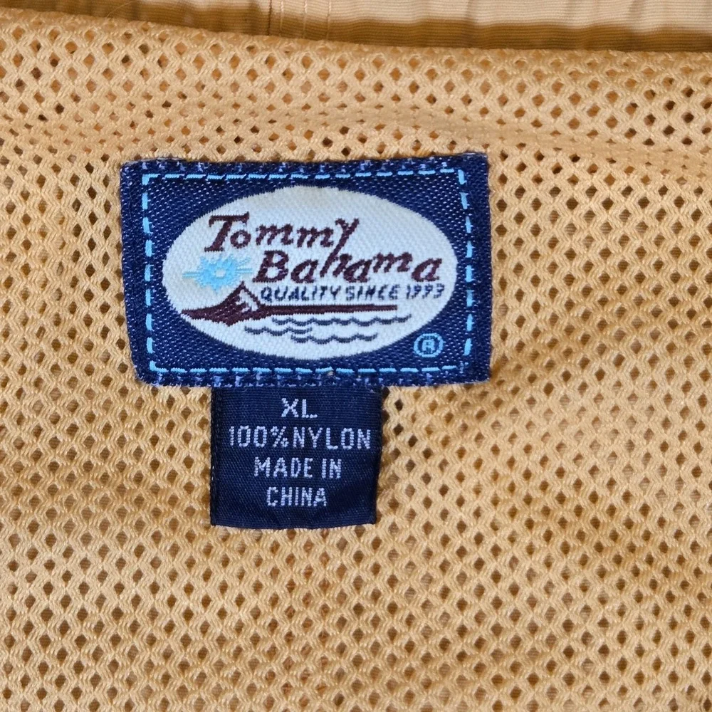 Tommy Bahama Relax Bungalow Brand Swim Shorts Men's Lined Mustard Yellow Size XL